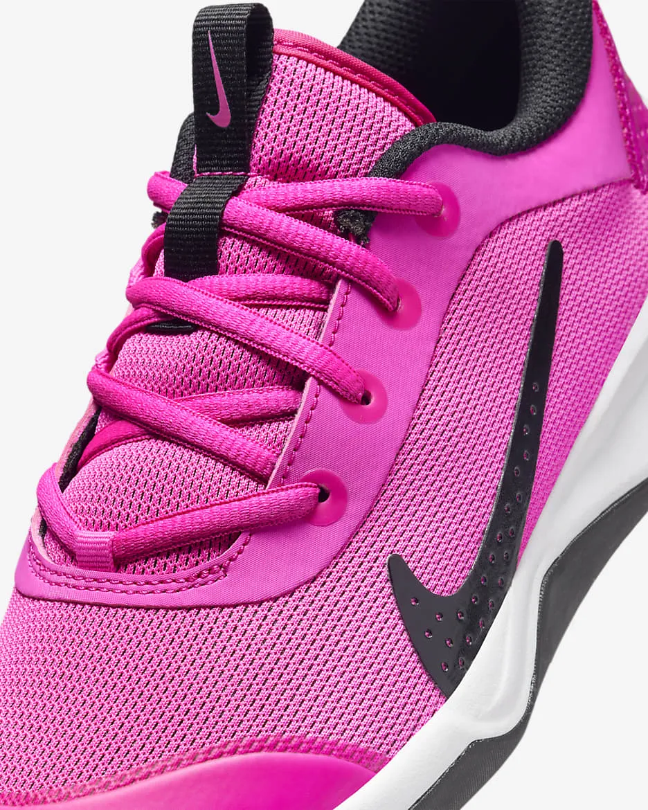 Asics Metaspeed Shoes Nike Kids' Omni Multi-Court Shoes - Laser Fuchsia / Black / White