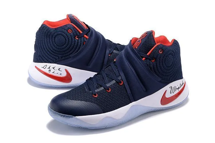 Nike Kyrie 2 Navy Men Basketball Shoes Sale Size US 7-12 Asics Trail Running Shoes Gtx