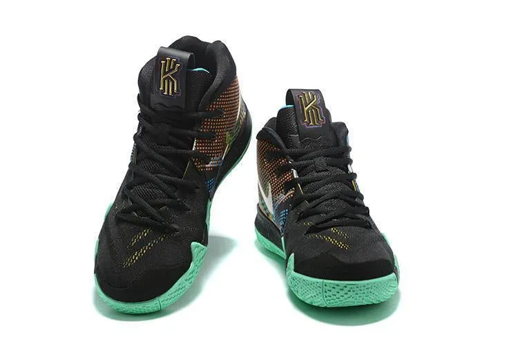 Nike Kyrie 4 Black Green Men Basketball Shoes Sale Size US 7,8,8.5,9.5,10,11,12 Asics Free Shoes
