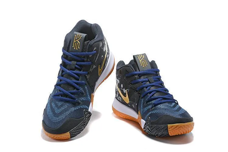 Asics Gel-venture 6 Running Shoe Nike Kyrie 4 Black Navy Gold Basketball Shoes Sneaker Sale Size US 7-12