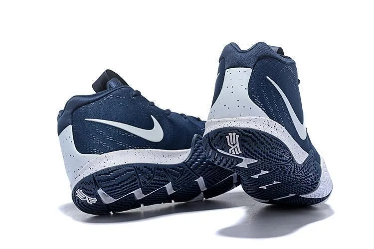 Nike Kyrie 4 Navy White Men Basketball Shoes Sale Size US 7-12 Asics Boa Golf Shoes
