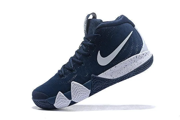 Asics Shoe Sole Nike Kyrie 4 Navy White Men Basketball Shoes Sale Size US 7-12
