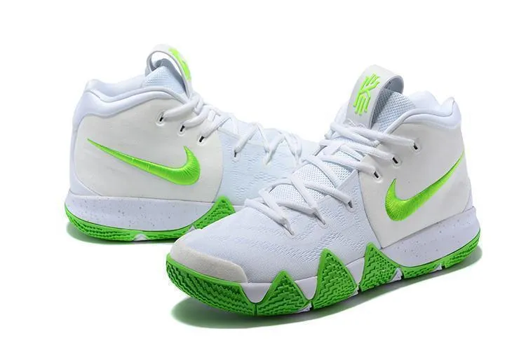 Nike Kyrie 4 White Green Men Basketball Shoes Sale Size US 7-12 Asics Noosa Tri 13 Running Shoes