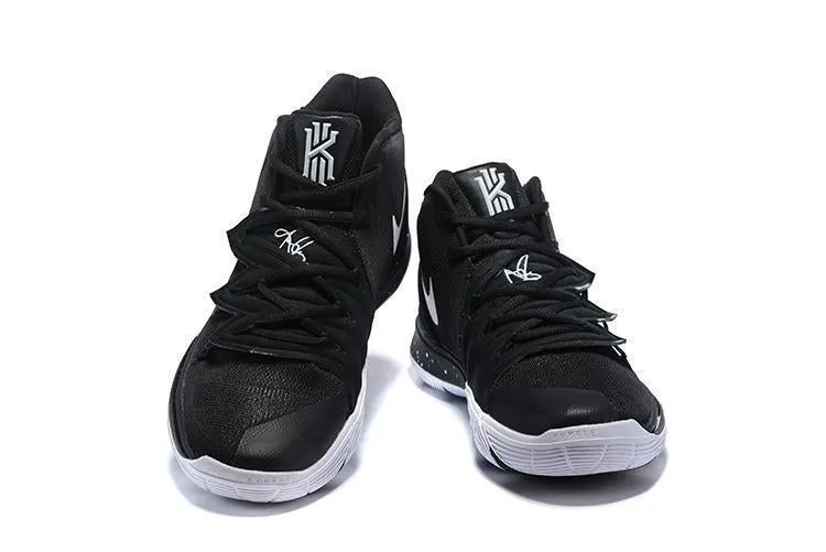 Nike Kyrie 5 Black White Men Basketball Shoes Sale Size US 7-12 Asics Basketball Shoes Low