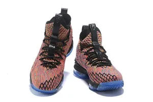 Nike Lebron XV 15 Black Rainbow Blue Men Shoes Sale Size US7,8,8.5,9,10,11,12 Badminton Asics Shoes