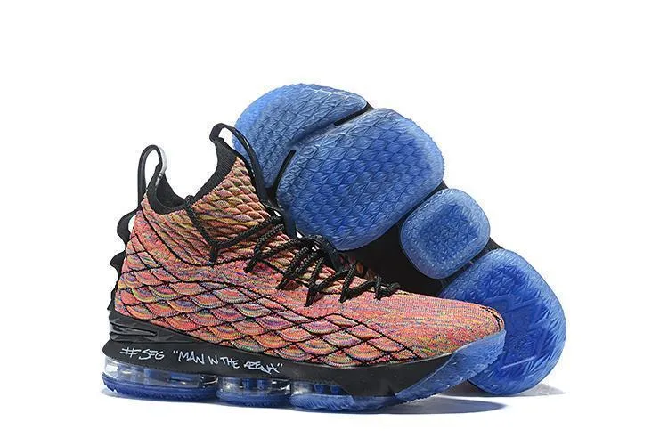Asics Metrolyte Slip-on Walking Shoe Nike Lebron XV 15 Black Rainbow Blue Men Shoes Sale Size US7,8,8.5,9,10,11,12