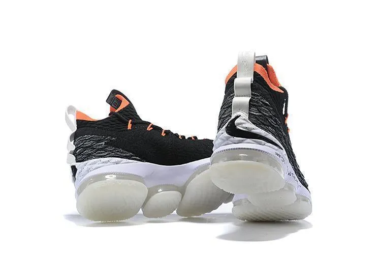 Nike Lebron XV 15 Black White Orange Men Shoes Sale Size US7,8,8.5,9,10,11,12 Asics Gel-upcourt 3 Volleyball Shoes
