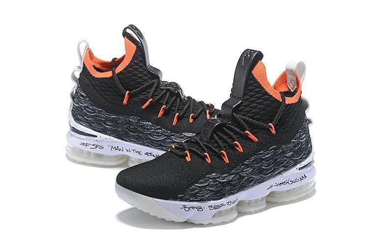 Asics Gel 7 Tennis Shoes Nike Lebron XV 15 Black White Orange Men Shoes Sale Size US7,8,8.5,9,10,11,12