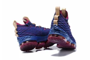 Asics Stability Shoes For Overpronation Nike Lebron XV 15 Bue Red Men Shoes Sale Size US 7-12