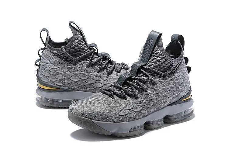 Asics Low Cut Shoes Nike Lebron XV 15 Grey City Series Men Shoes Sale Size US7,8,8.5,9,10,11,12