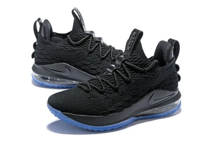 Nike Lebron XV 15 Low EP Black Blue Men Shoes Sale Size US7,8,8.5,9,10,11,12 Asics Speed Star Shoes