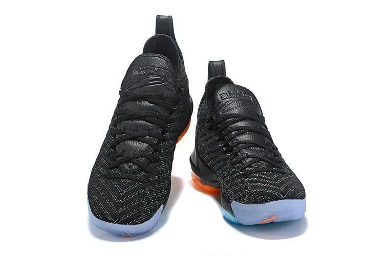 Discount Asics Running Shoes Online Nike Lebron XV 16 EP Black Blue Men Shoes Sale Size US7,8,8.5,9,10,11,12