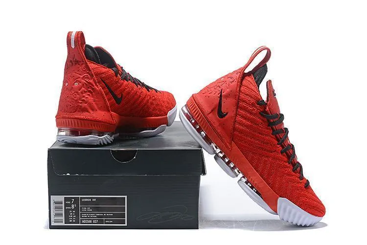 Nike Lebron XV 16 EP Red White Men Shoes Sale Size US7,8,8.5,9,10,11,12 Asics Japan S Platform Lifestyle Shoes