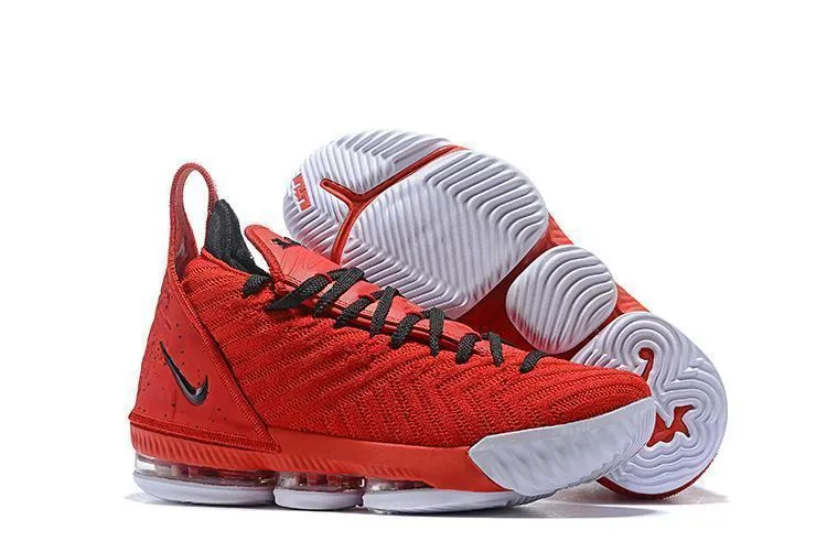 Nike Lebron XV 16 EP Red White Men Shoes Sale Size US7,8,8.5,9,10,11,12 Asics Support Shoes Overpronation