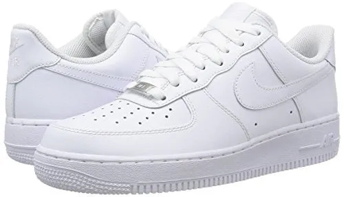 Nike Mens Air Force 1 Low 07 Basketball Shoes White/White 315122-111 Size 11 Asics Shoes For Nurses