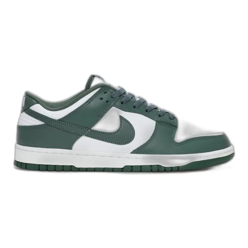 Nike Men's Dunk Low Shoes - White / Vintage Green Asics Velcro Wrestling Shoes