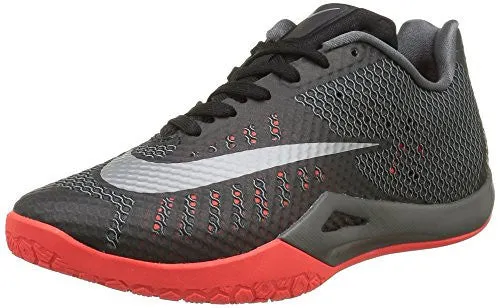 Nike Mens HyperLive Basketball Shoe Black/Dark Grey/Bright Crimson/Metallic Silver 12 Onitsuka Tiger Shoes Asics
