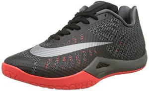 Best Rated Asics Running Shoes Nike Mens HyperLive Basketball Shoe Black/Dark Grey/Bright Crimson/Metallic Silver 12