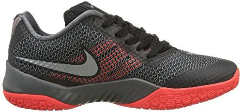 Nike Mens HyperLive Basketball Shoe Black/Dark Grey/Bright Crimson/Metallic Silver 12 Asics Wrestling Mat Shoes