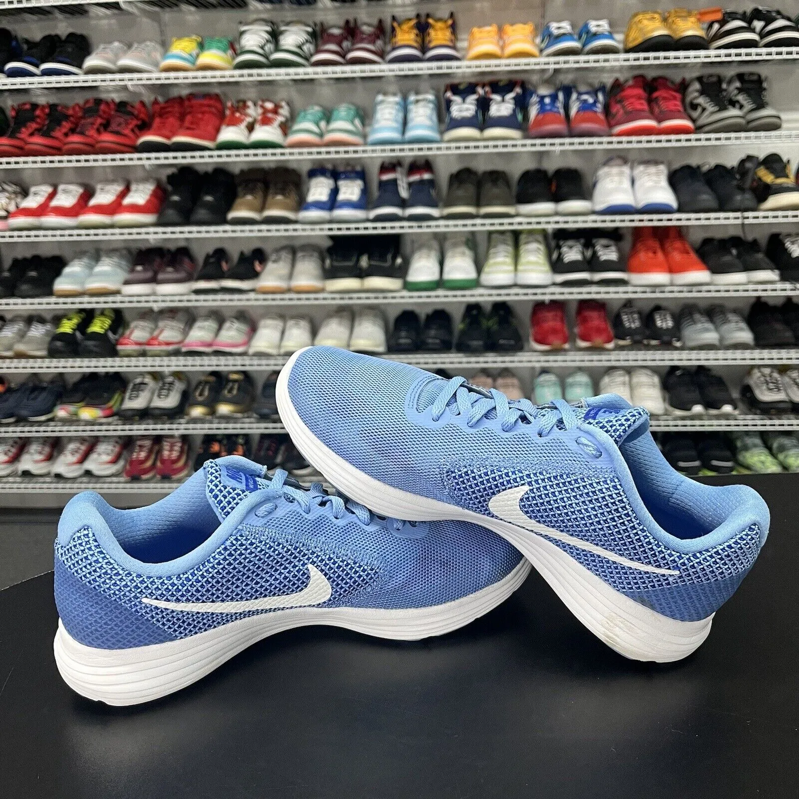 Best Shoe To Run A Marathon In Nike Womens Revolution 3 Running Shoes Blue 819303-400 Size 8.5