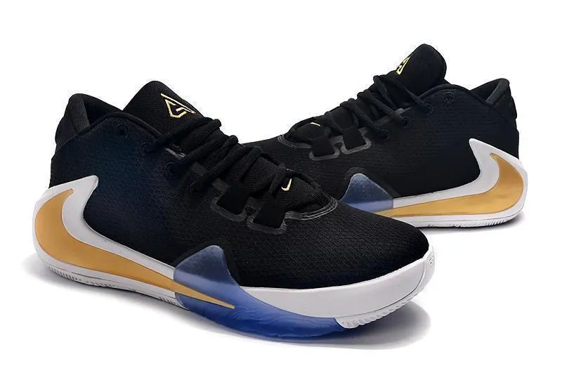 Asics Shoe Size Conversion Nike Zoom Freak 1 Black Gold Basketball Sneaker Shoes Sale Size US 7-12