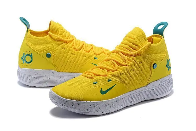 Nike Zoom KD11 Yellow Men Shoes Sneaker Sale Size US 7-12 Asics Gel-excite 9 Running Shoes Review