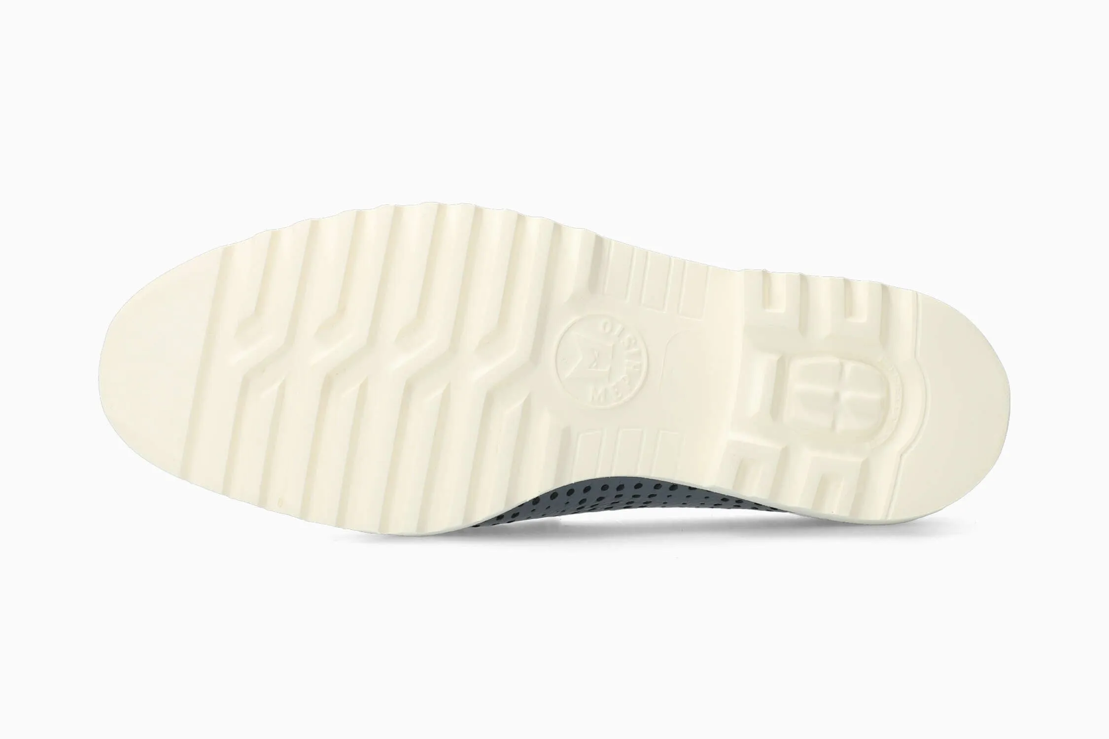 Slip On Kitten Heels Stessy Perf - Sea Blue