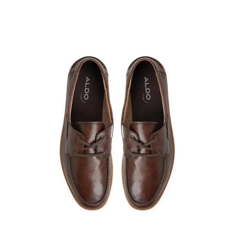 Slip On Shoes Wide Fit PORTWIND BOAT SHOE - BROWN