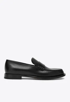 Loafers Black And Gold Novus Calf Leather Loafers