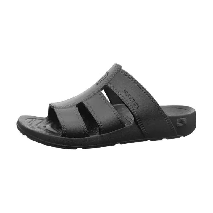 NUUSOL - MEN'S STANLEY SLIDE - BLACK Cirro Slides