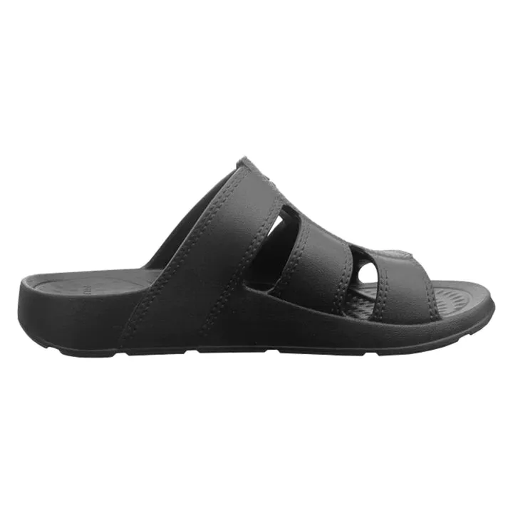 Go Walk Slippers NUUSOL - MEN'S STANLEY SLIDE - BLACK