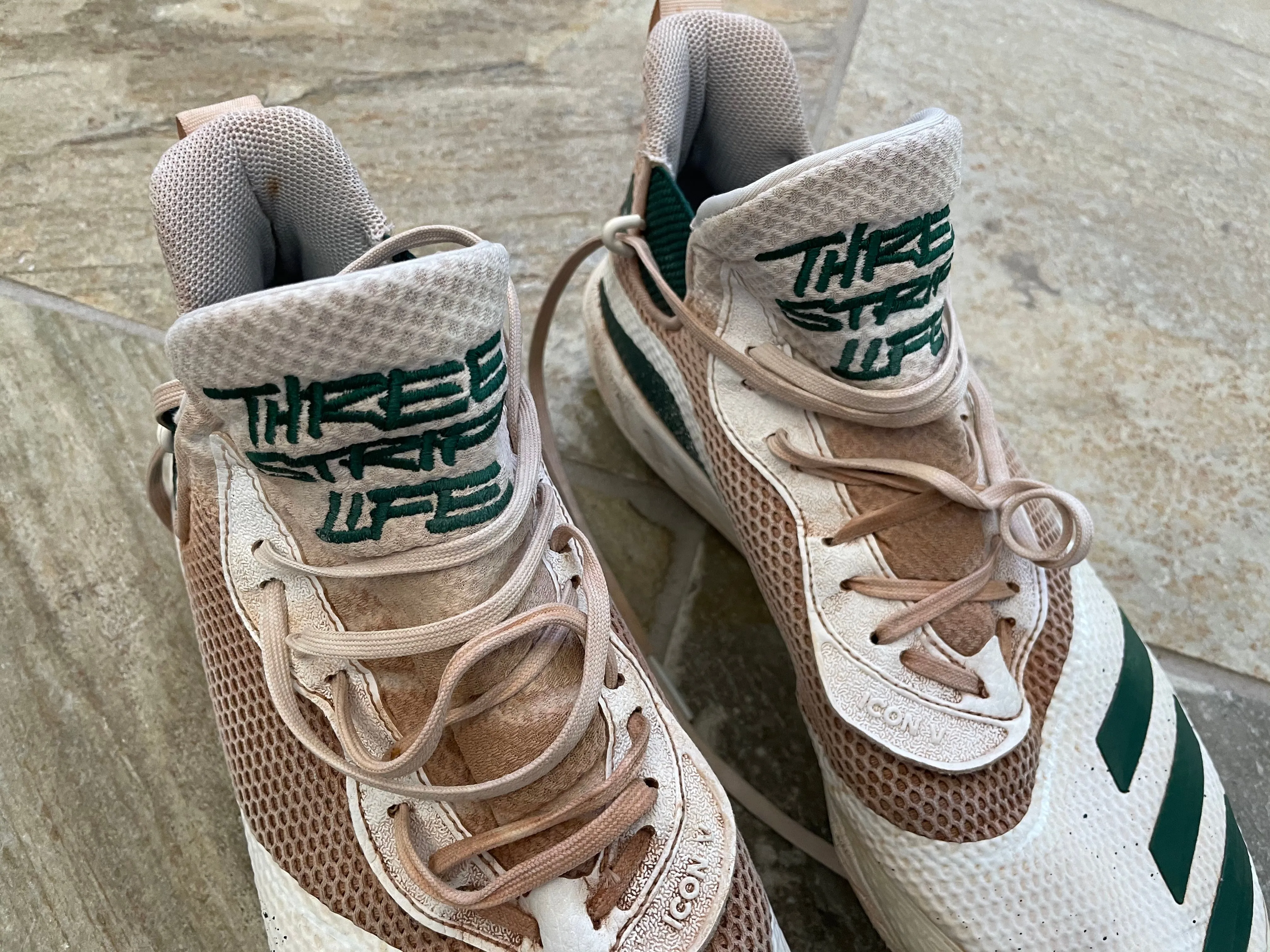 Oakland Athletics Sean Murphy Game Worn Adidas Baseball Cleats ### Adidas Shoes Football