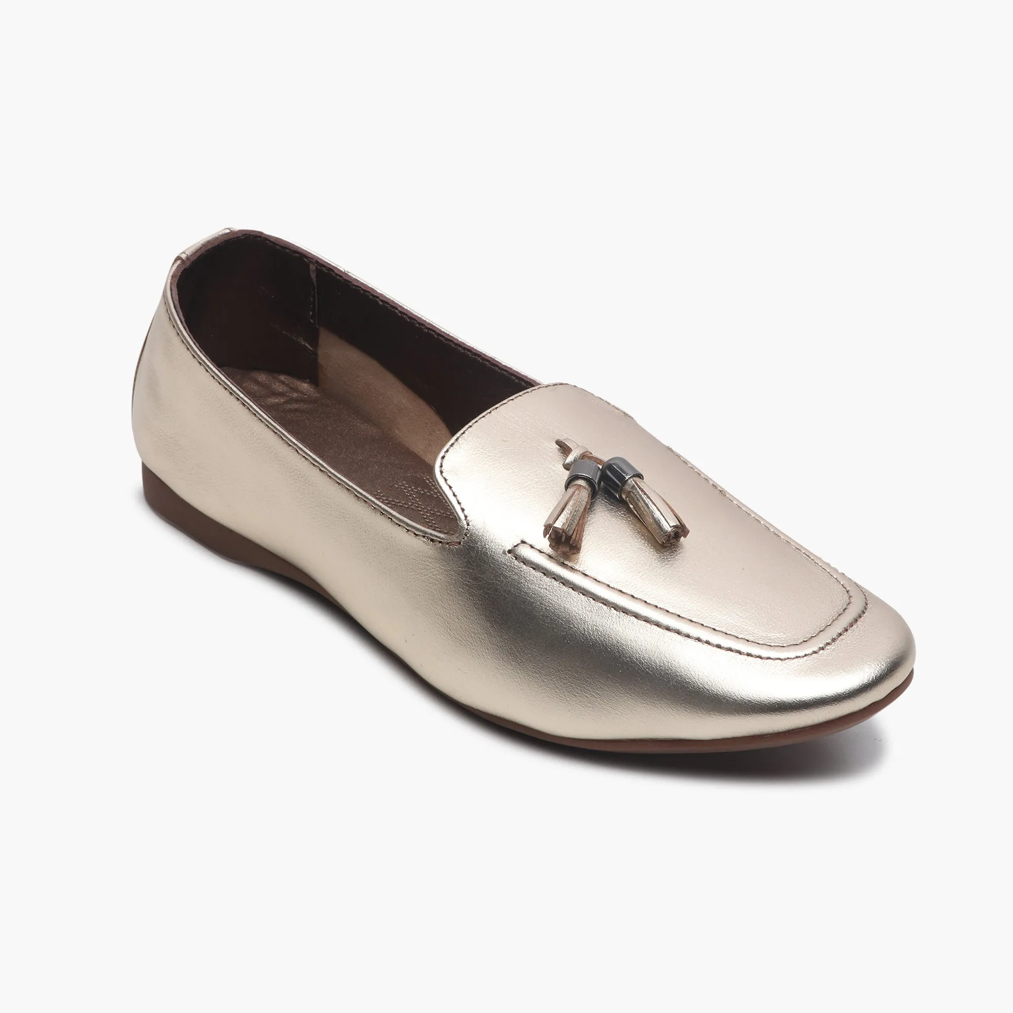 Penny Loafers In Winter Tassle Accented Loafers