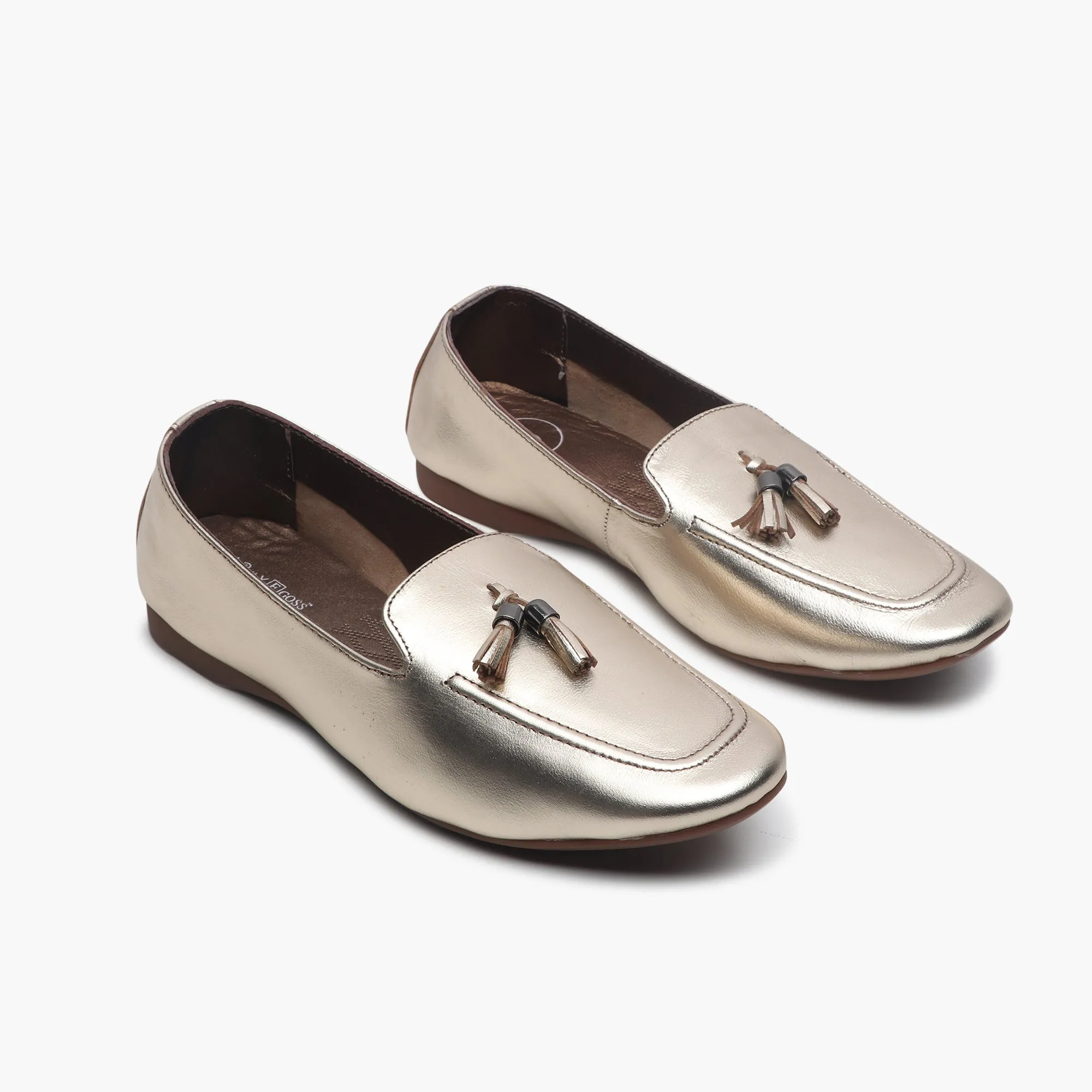 Coach Lug Sole Loafers Tassle Accented Loafers