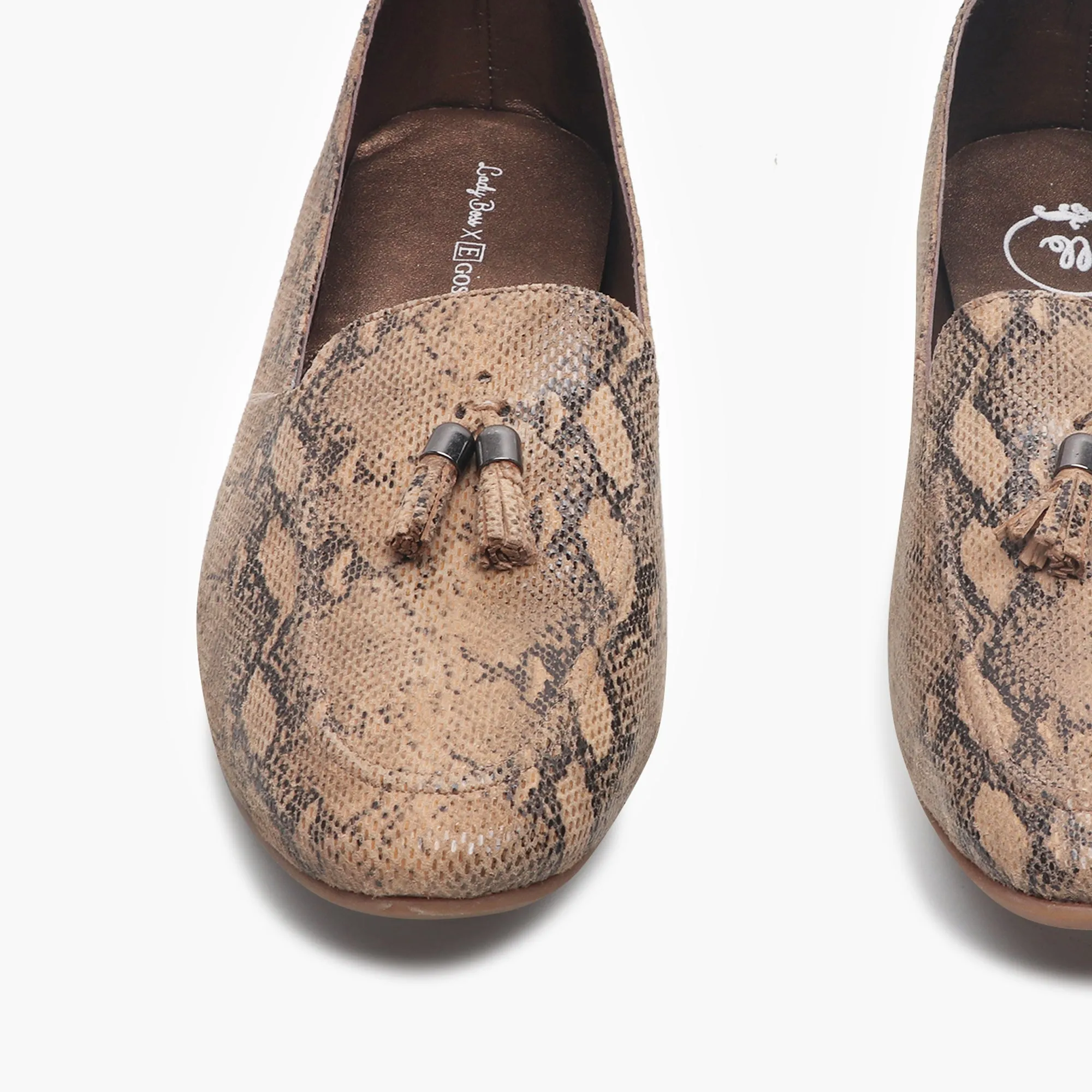 Boot Loafers Tassle Accented Loafers