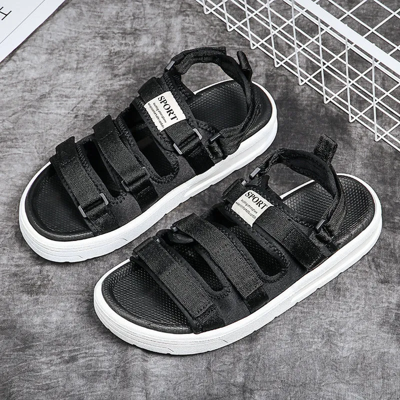 Men Beach Shoes Men's Sandals Summer Men's Beach Shoes Flat Sandals Dressy