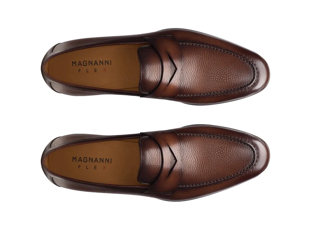 Magnanni Diezma Slip On Dineralo Leather Slip-on Loafers