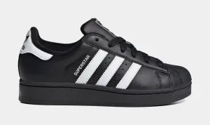 Superstar II Grade School Lifestyle Shoes (Black/White) New Shoes Adidas