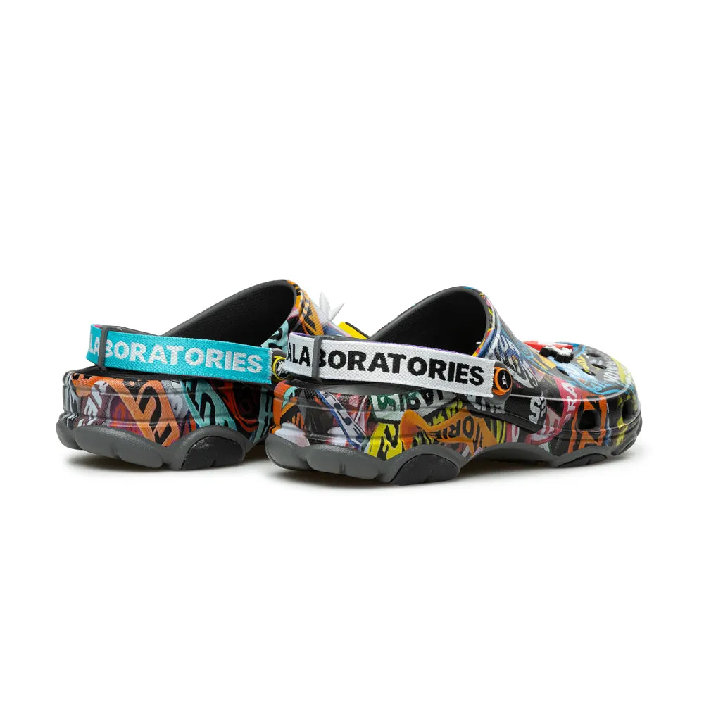 Crocs x Futura Laboratories All-Terrain Clog | Slate Grey Thick Sole Sandals