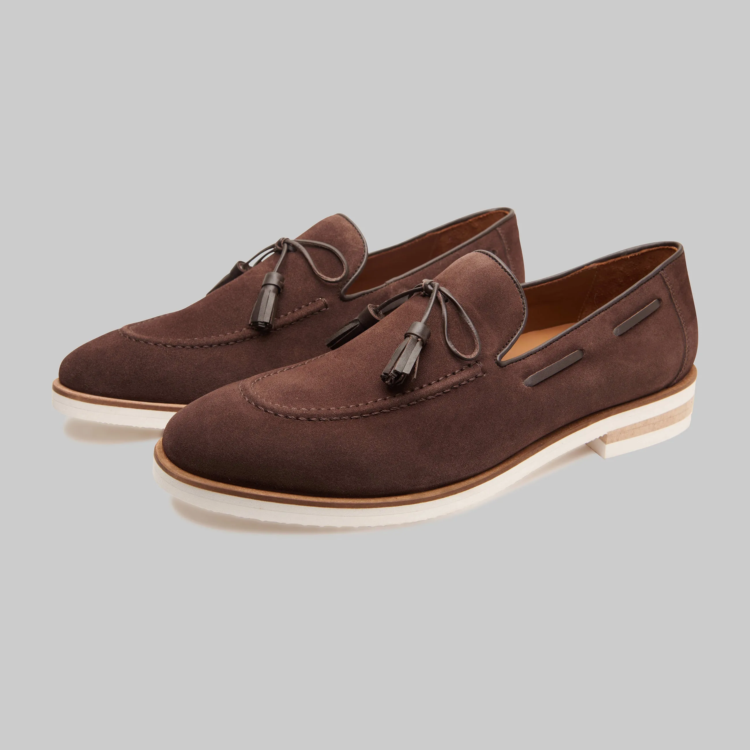 Ralph Lauren Suede Loafers Orlan Tassel Suede Loafers