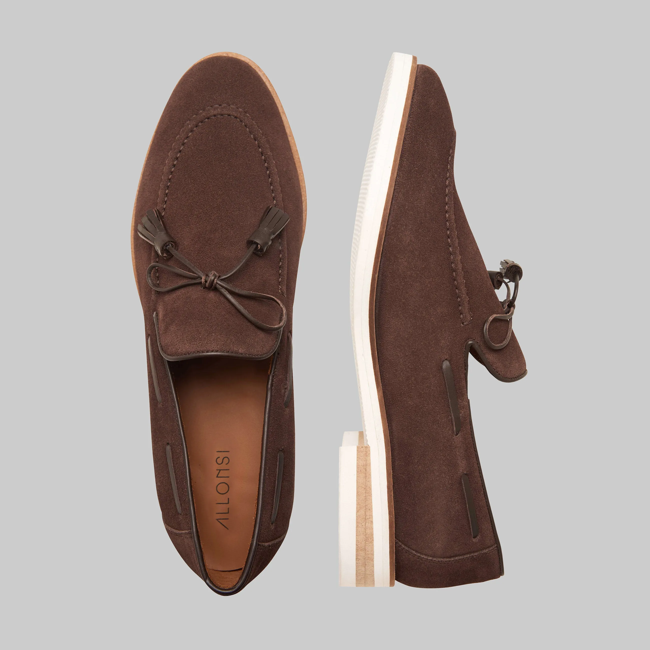 Buckle Loafers Orlan Tassel Suede Loafers