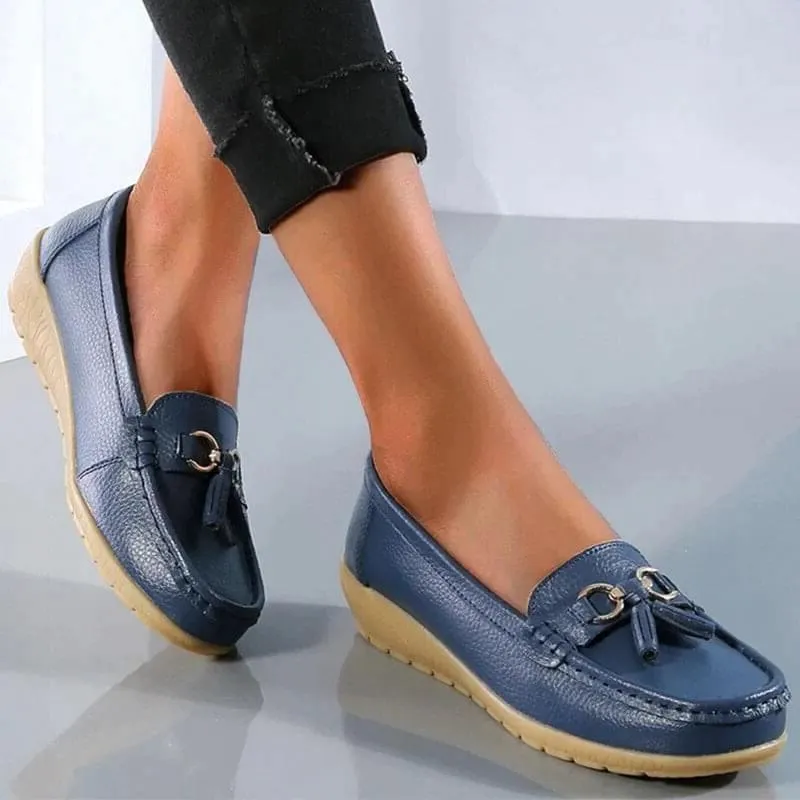 Italian Leather Loafers Orthopedic loafers for women