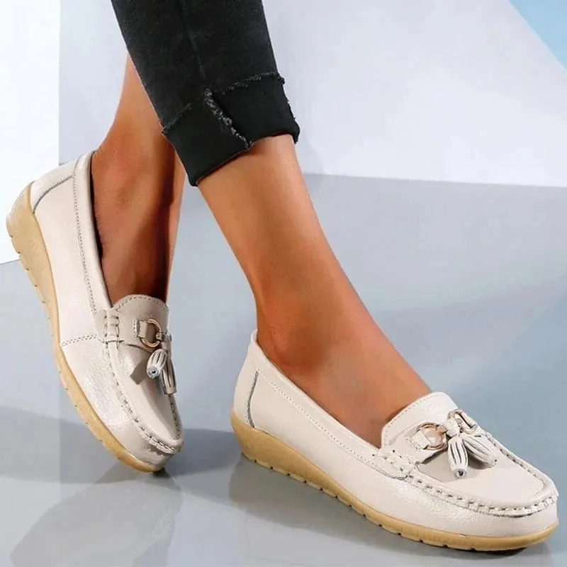 Orthopedic loafers for women Camel Toe Loafers