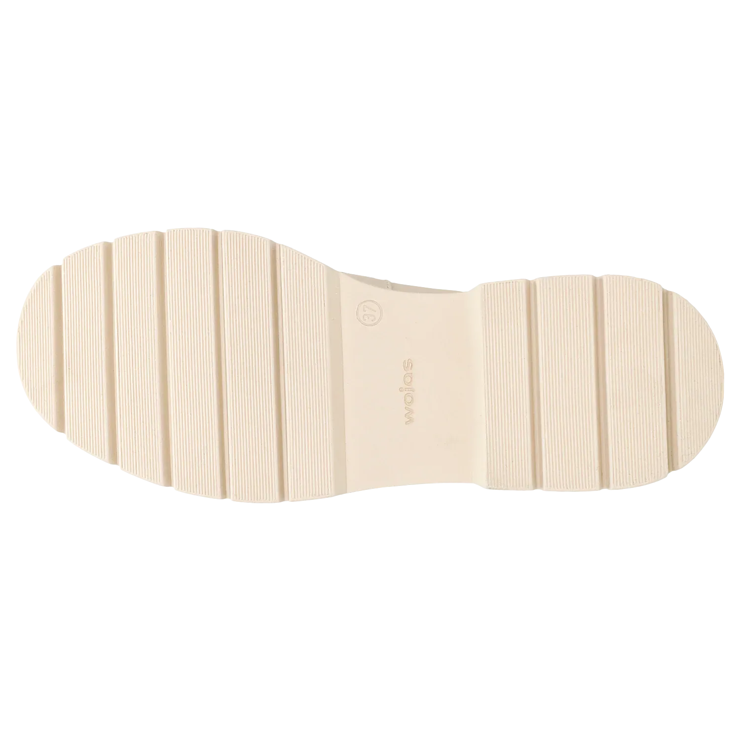 Difference Between Oxford And Derby Wojas Light Beige Leather Loafers with Sliver Chain | 46112-54