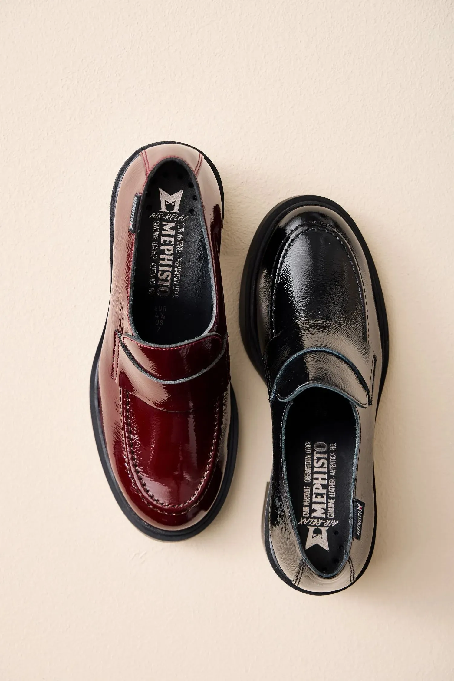 Pamelia - Oxblood Brown Shoes Slip On