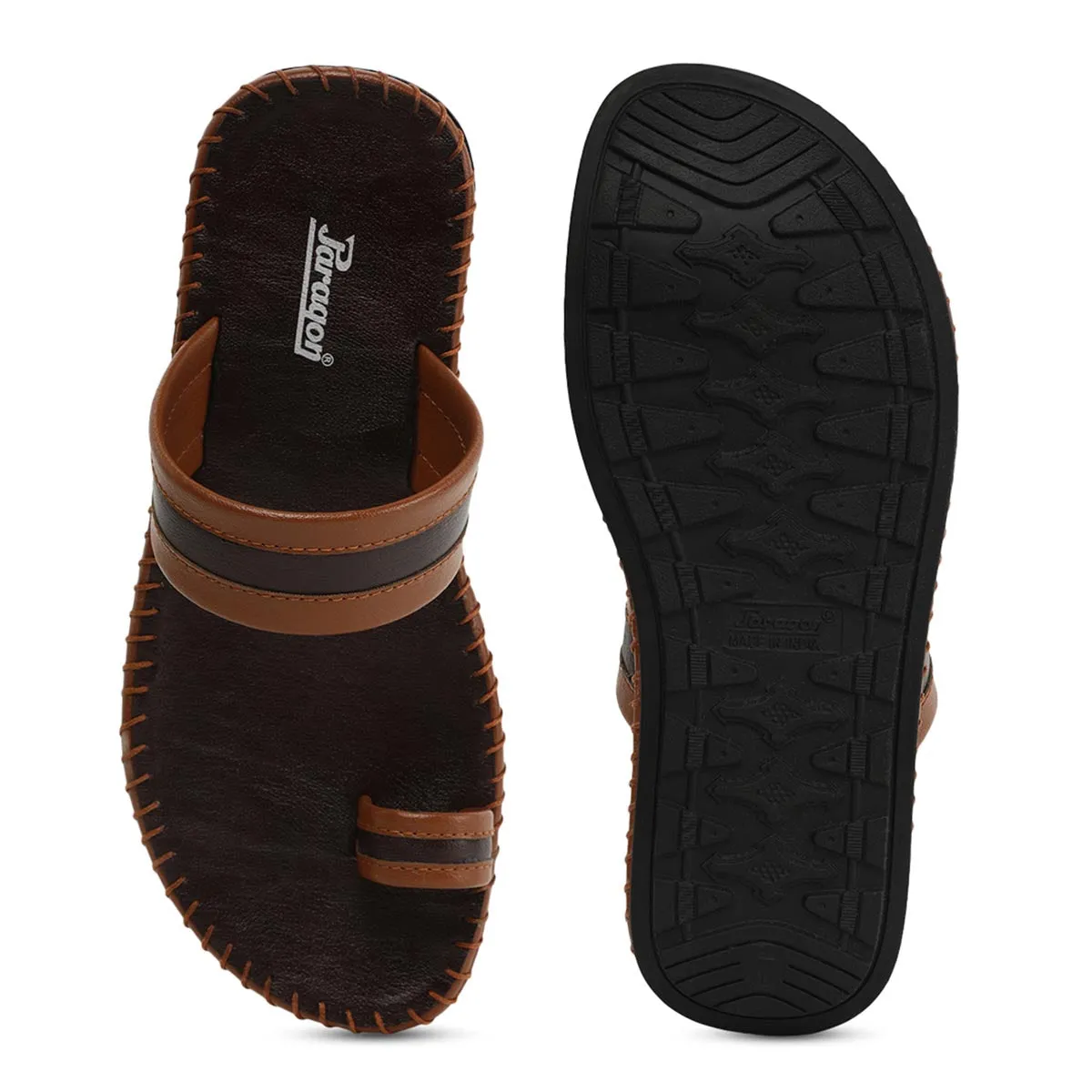 Paragon K2000G Men Stylish Sandals | Comfortable Sandals for Daily Outdoor Use | Casual Formal Sandals with Cushioned Soles Slip On Fur Shoes