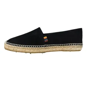 Sandals With Cross Paul Smith Mens SUN03 Sunny Black Leather Espadrilles