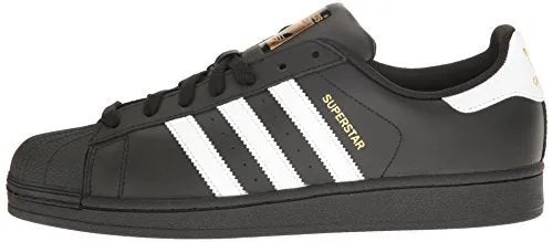 adidas Originals Men's Superstar Foundation Casual Sneaker, Black/White/Black, 10 D(M) US Adidas Mahomes Shoes