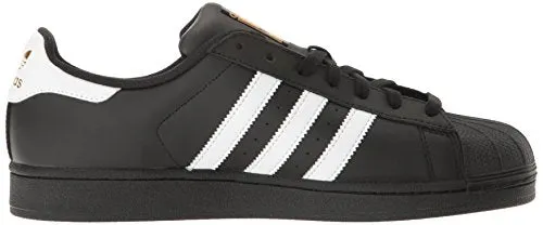 adidas Originals Men's Superstar Foundation Casual Sneaker, Black/White/Black, 10 D(M) US Adidas Tubular Shoes