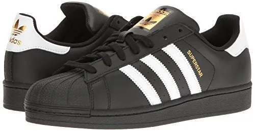 adidas Originals Men's Superstar Foundation Casual Sneaker, Black/White/Black, 10 D(M) US Adidas Alexander Wang Shoes